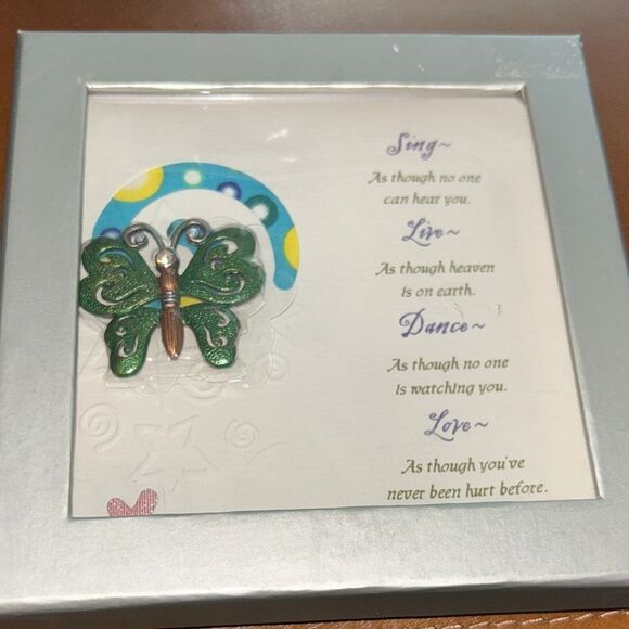 Vintage 2007 Patricia Darling Dash inspirational Butterfly Brooch - Picture 1 of 1